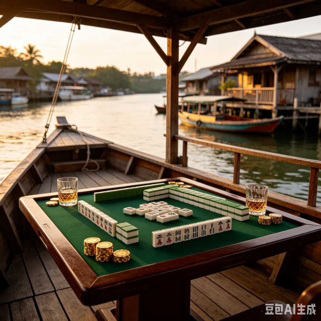 mahjong set for home entertainment