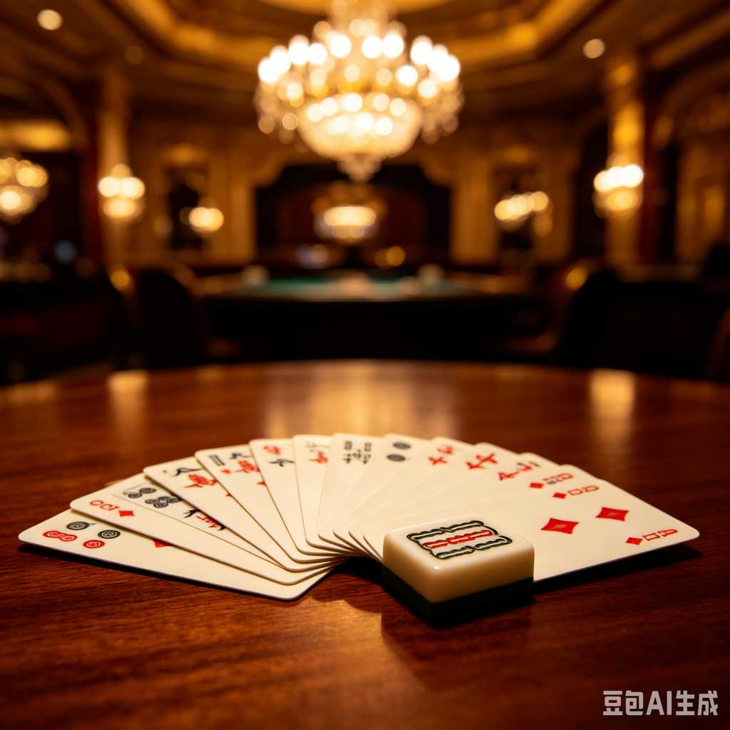 flat print mahjong set