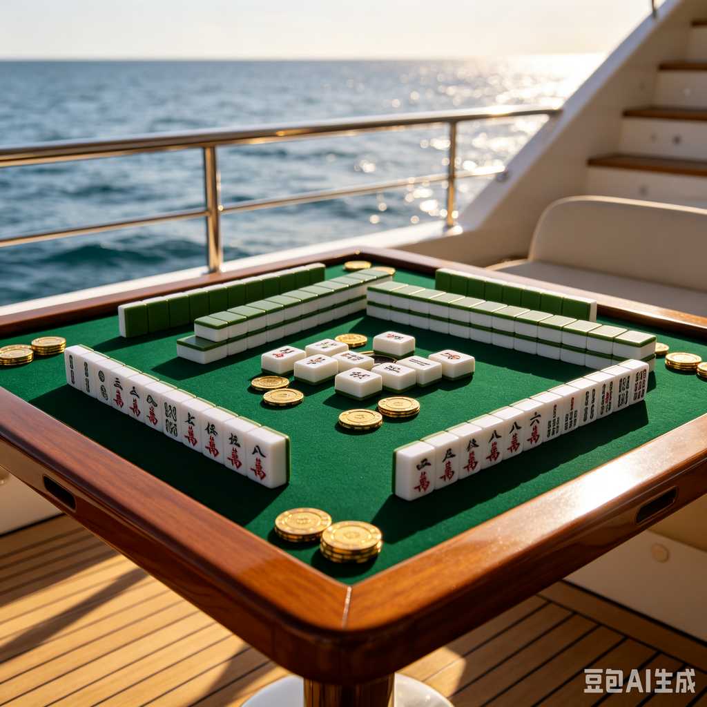 embossed mahjong set design